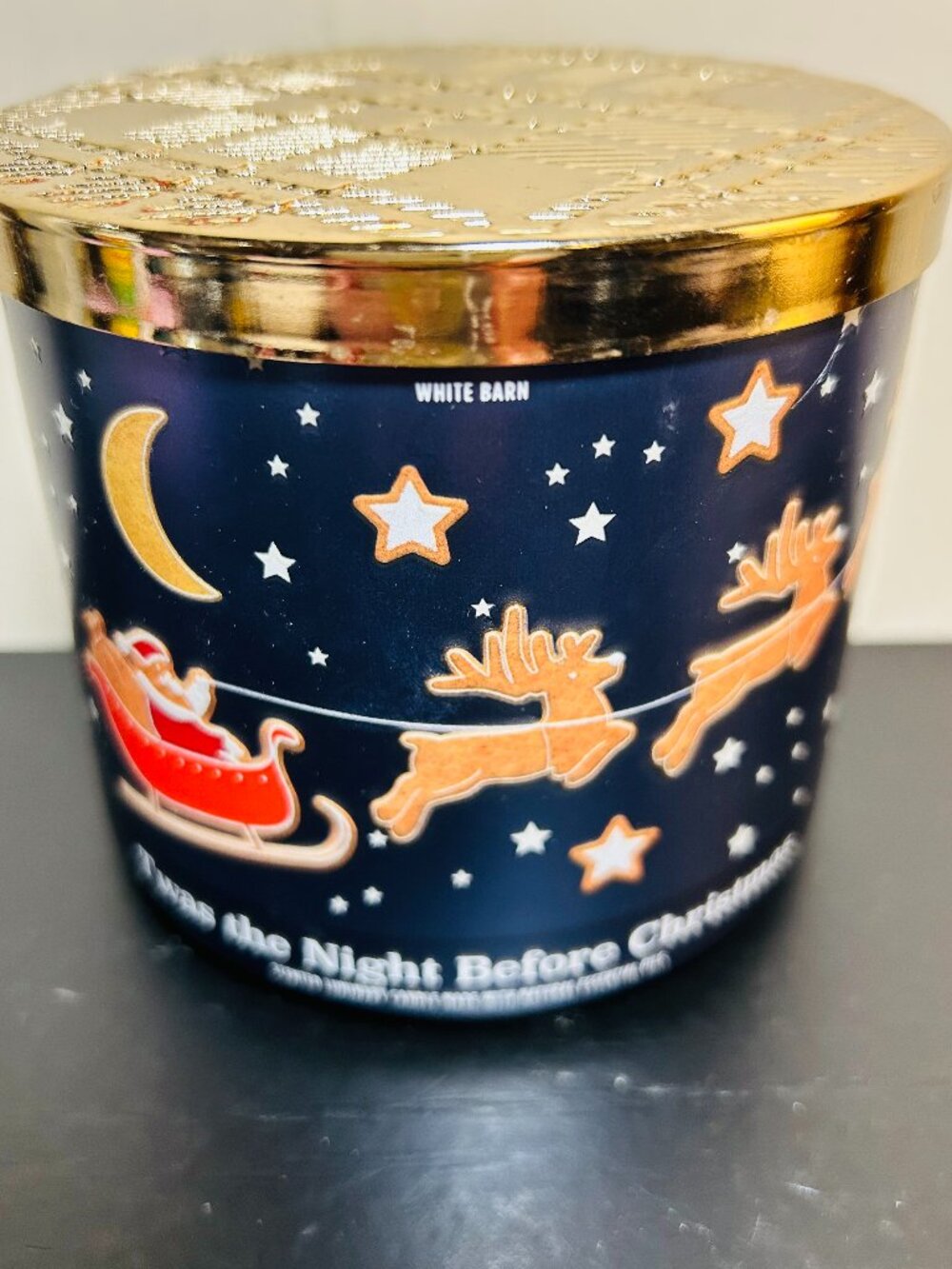 Bath & Body Works Twas the Night Before Christmas 3-Wick Candle NEW